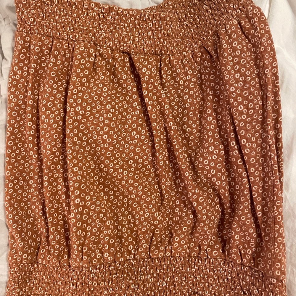 Women's Brown Patterned Shirt - Picture 3 of 3